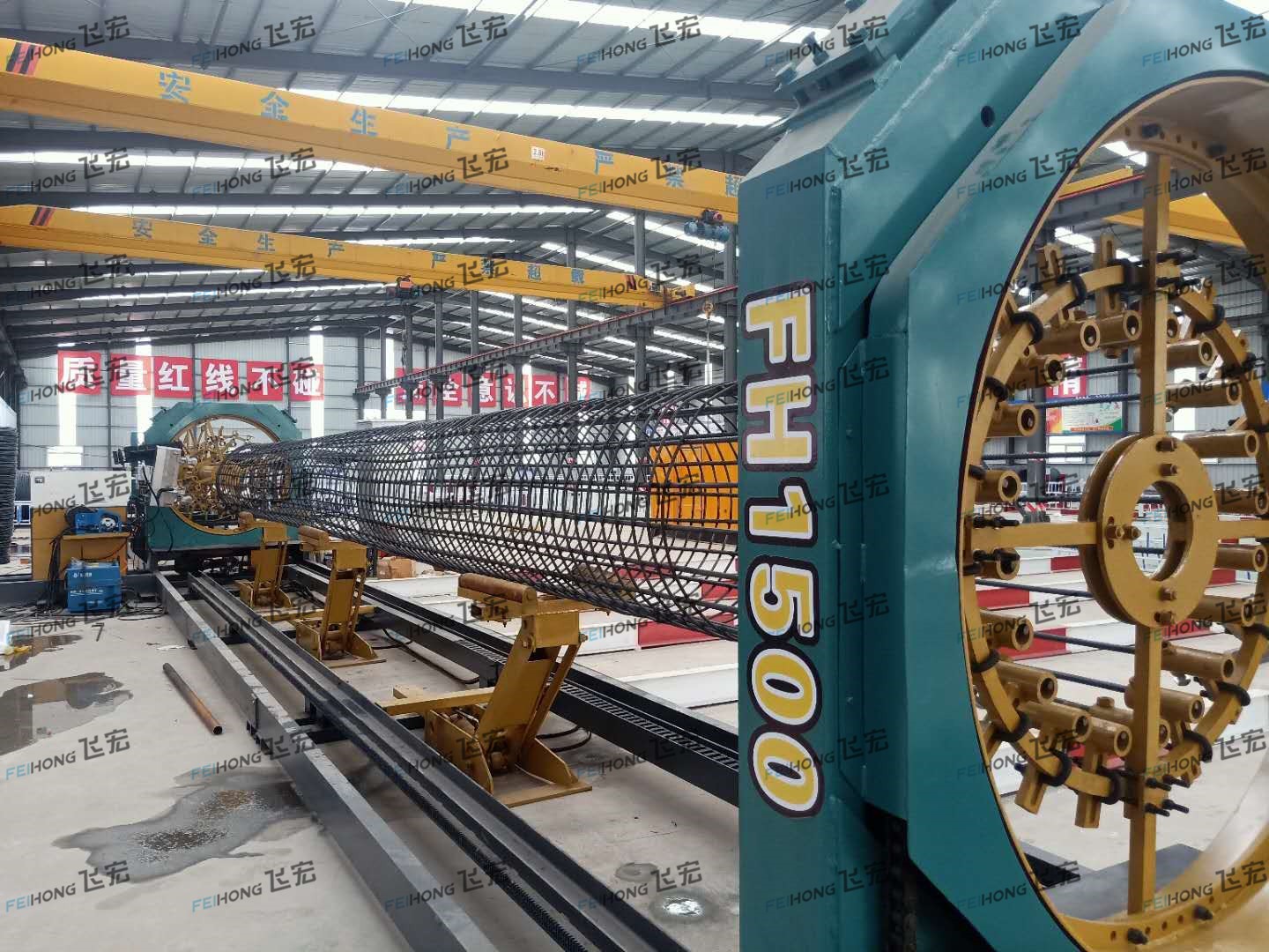 钢筋笼滚焊机进驻中铁上海局项目